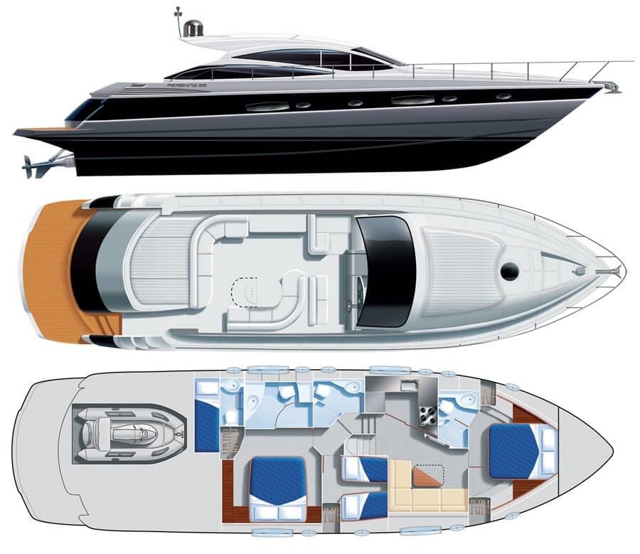 2007 PERSHING 56' 